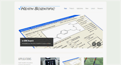 Desktop Screenshot of heathscientific.com